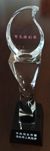 泊頭市長特別獎(jiǎng)