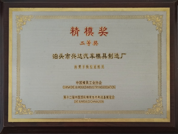 模協(xié)精模獎(jiǎng)-2008